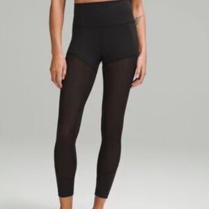 NWT Lululemon Wonder train Mesh hr leggins